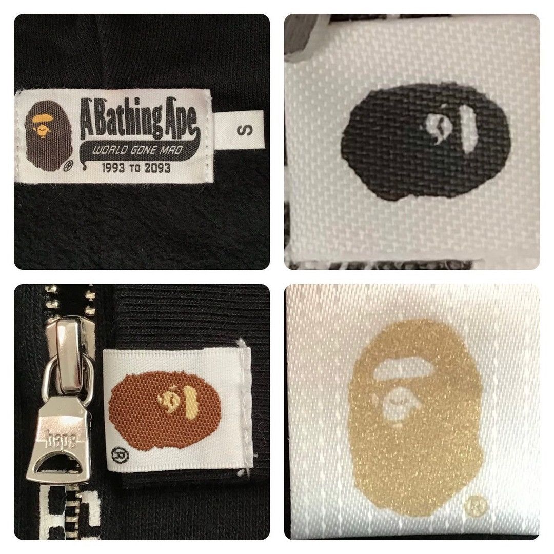 Bape BAPE LOGO Monogram full zip hoodie a bathing ape Size US S / EU 44-46 / 1 - 6 Thumbnail
