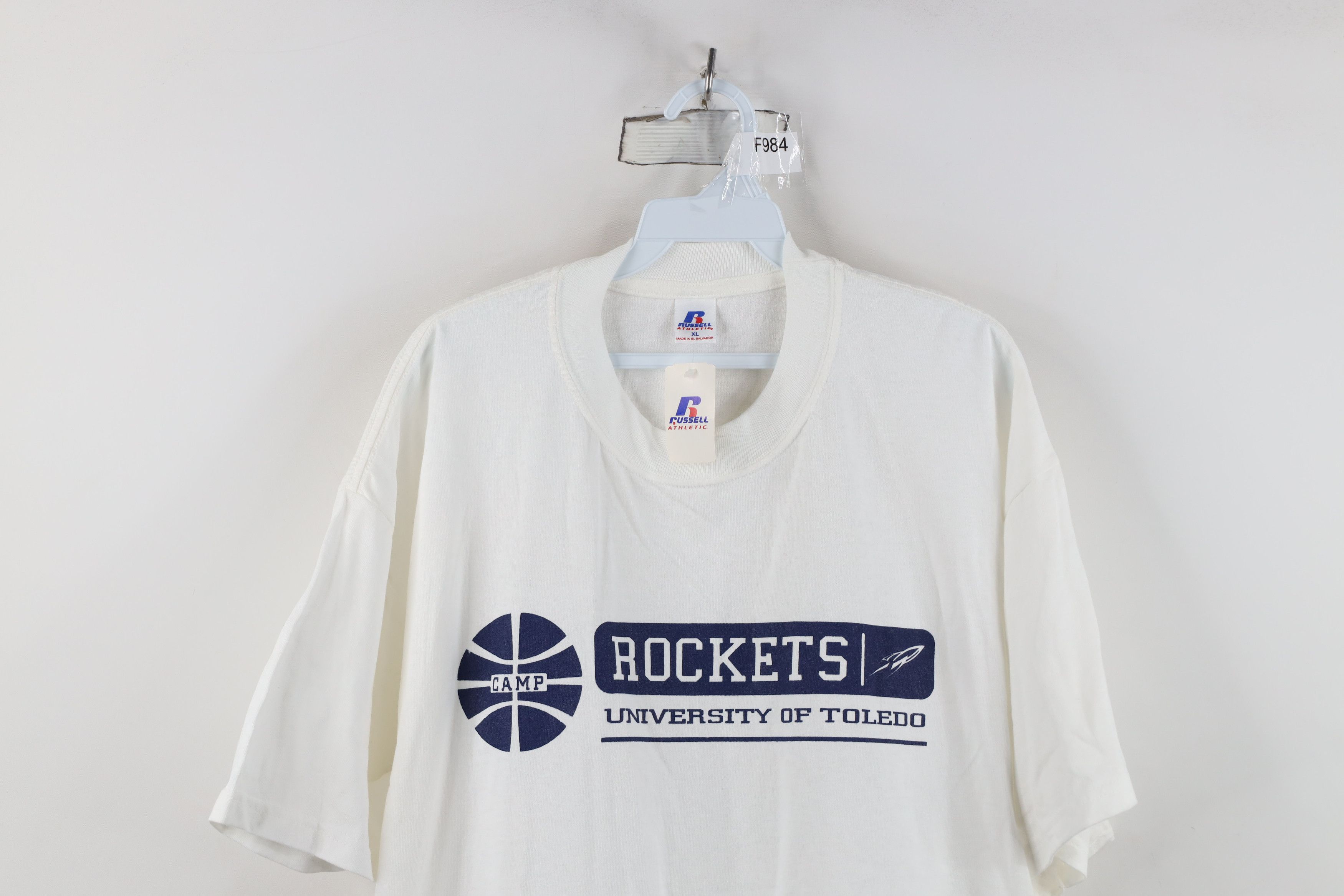 Russell Athletic Deadstock Vintage 90s Russell Athletic Basketball T-Shirt Size US XL / EU 56 / 4 - 2 Thumbnail