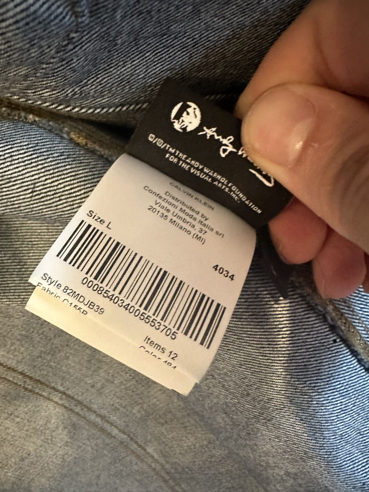 Calvin Klein 205W39NYC Calvin Klein Andy Warhol Size US L / EU 52-54 / 3 - 9 Thumbnail