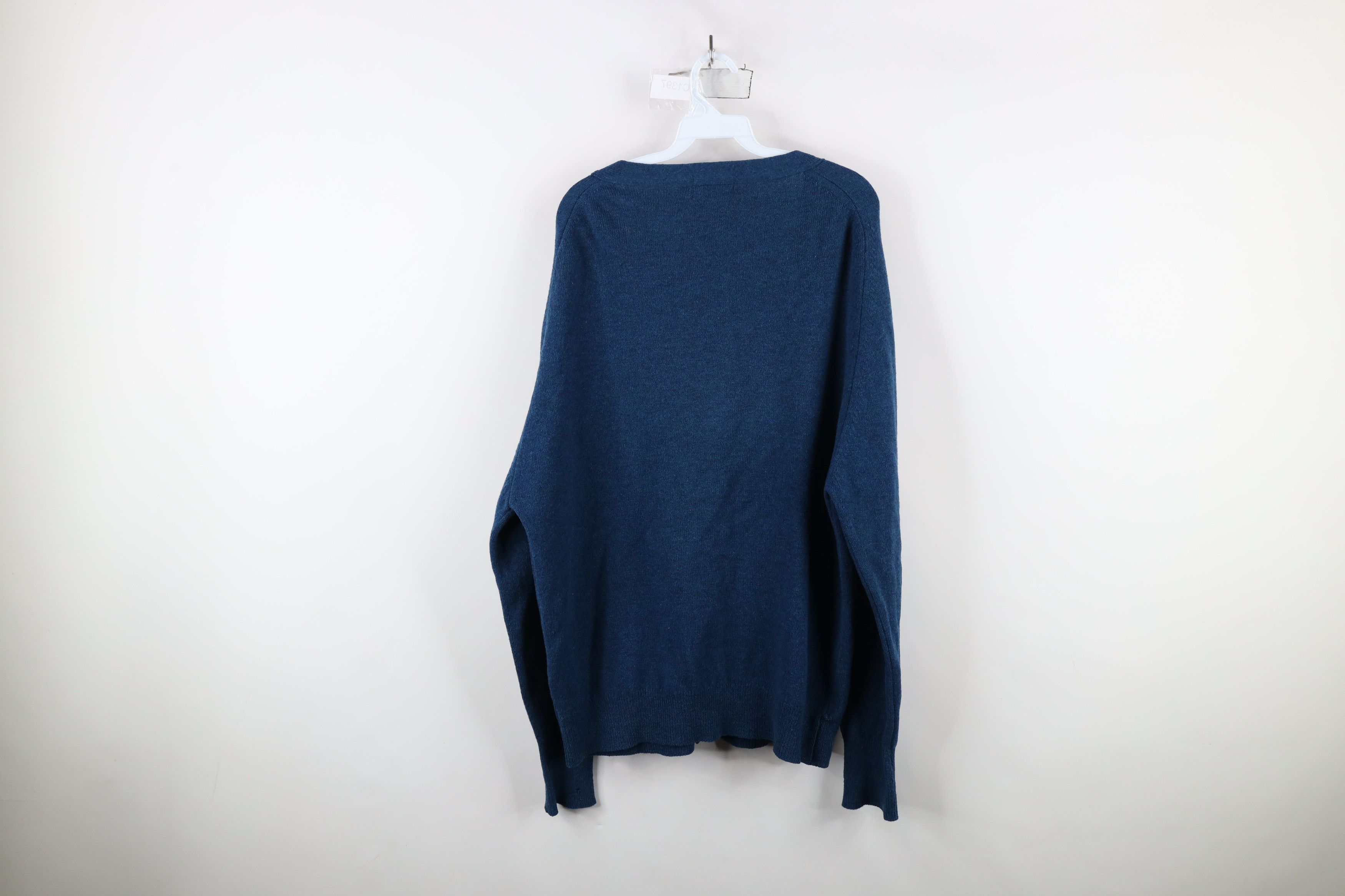 L.L. Bean × Vintage Vintage 70s LL Bean Scotland Wool Knit Cardigan Sweater Size US L / EU 52-54 / 3 - 11 Thumbnail