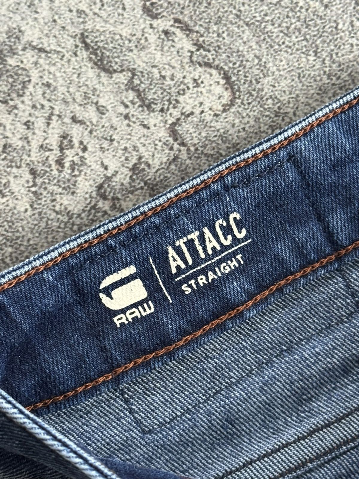 G-Star G star raw 33/30 attacc straight denim pants jeans trousers Size US 33 - 12 Thumbnail
