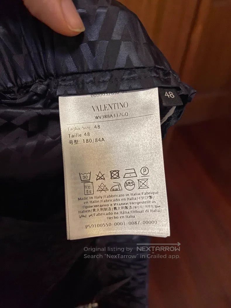 Valentino Valentino Decorative strip nylon sweatpants Size US 32 / EU 48 - 7 Thumbnail