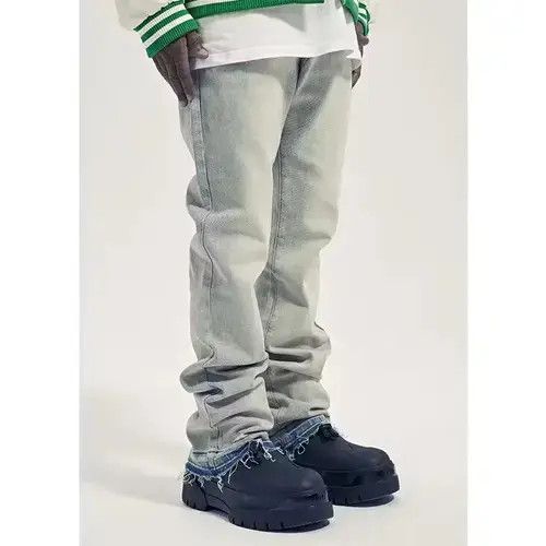 Designer × Japanese Brand × Vintage hiphop faded distressed flared jeans Size US 34 / EU 50 - 1 Thumbnail