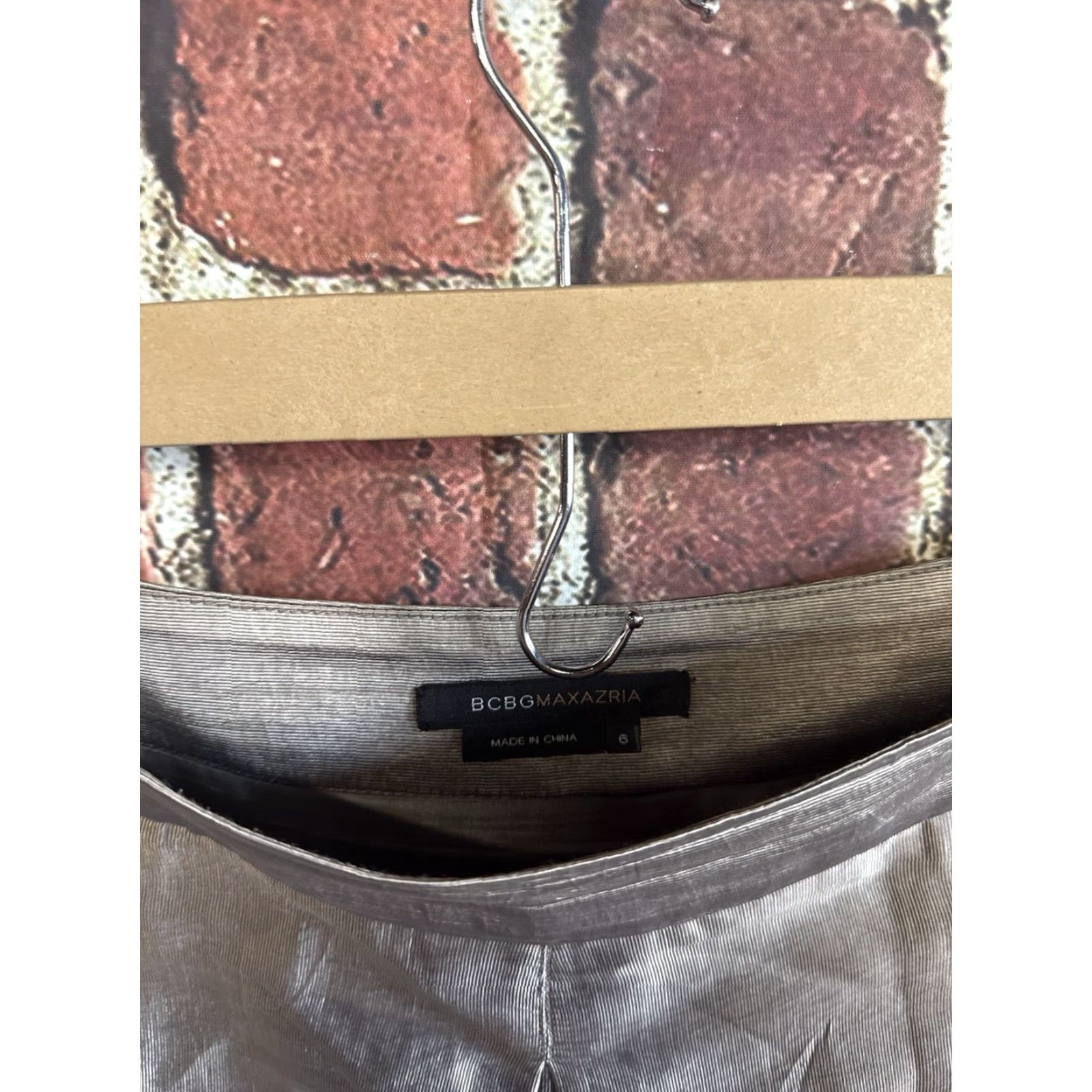 Bcbgmaxazria **BCBGMAXAZRIA Women's Gray A-Line Skirt Size 6** User: BCBGMAXAZRIA Women's Gray A-Line Skirt Size 6 Size 28" / US 6 / IT 42 - 3 Thumbnail