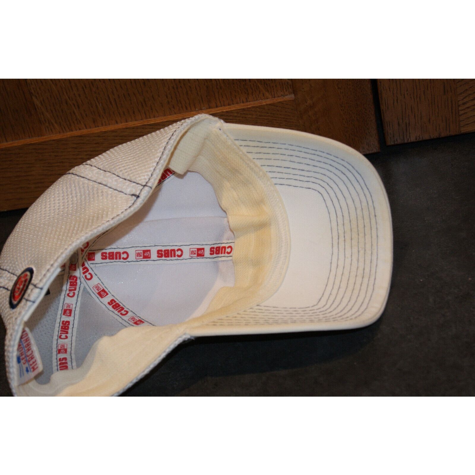 New Era VTG Y2K Chicago Cubs White Stitch New Era M/L Fitted Hat Cap Size ONE SIZE - 6 Thumbnail