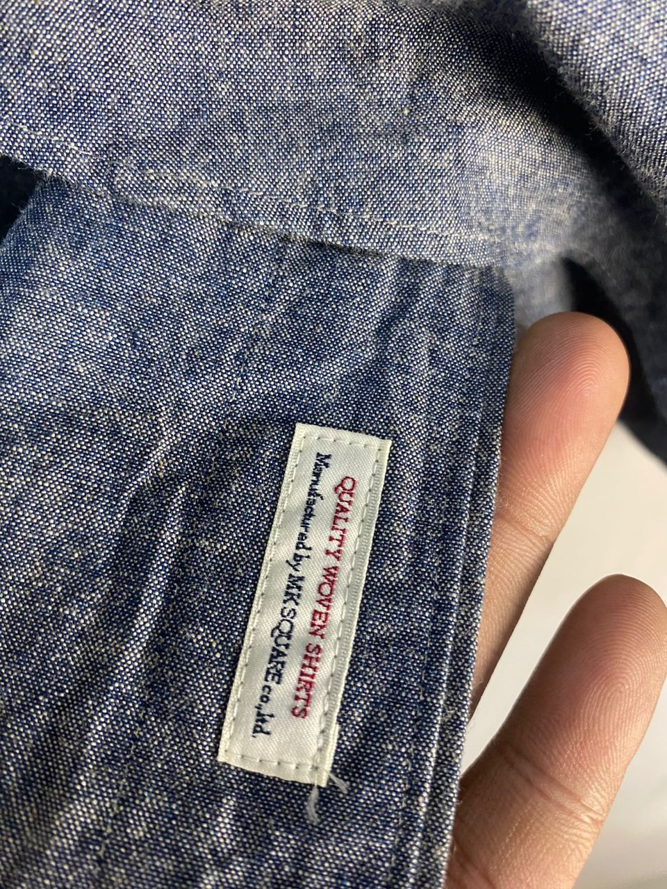 Japanese Brand × Manual Alphabet Menual alphabet selvedge button up shirt with patchwork Size US M / EU 48-50 / 2 - 5 Thumbnail