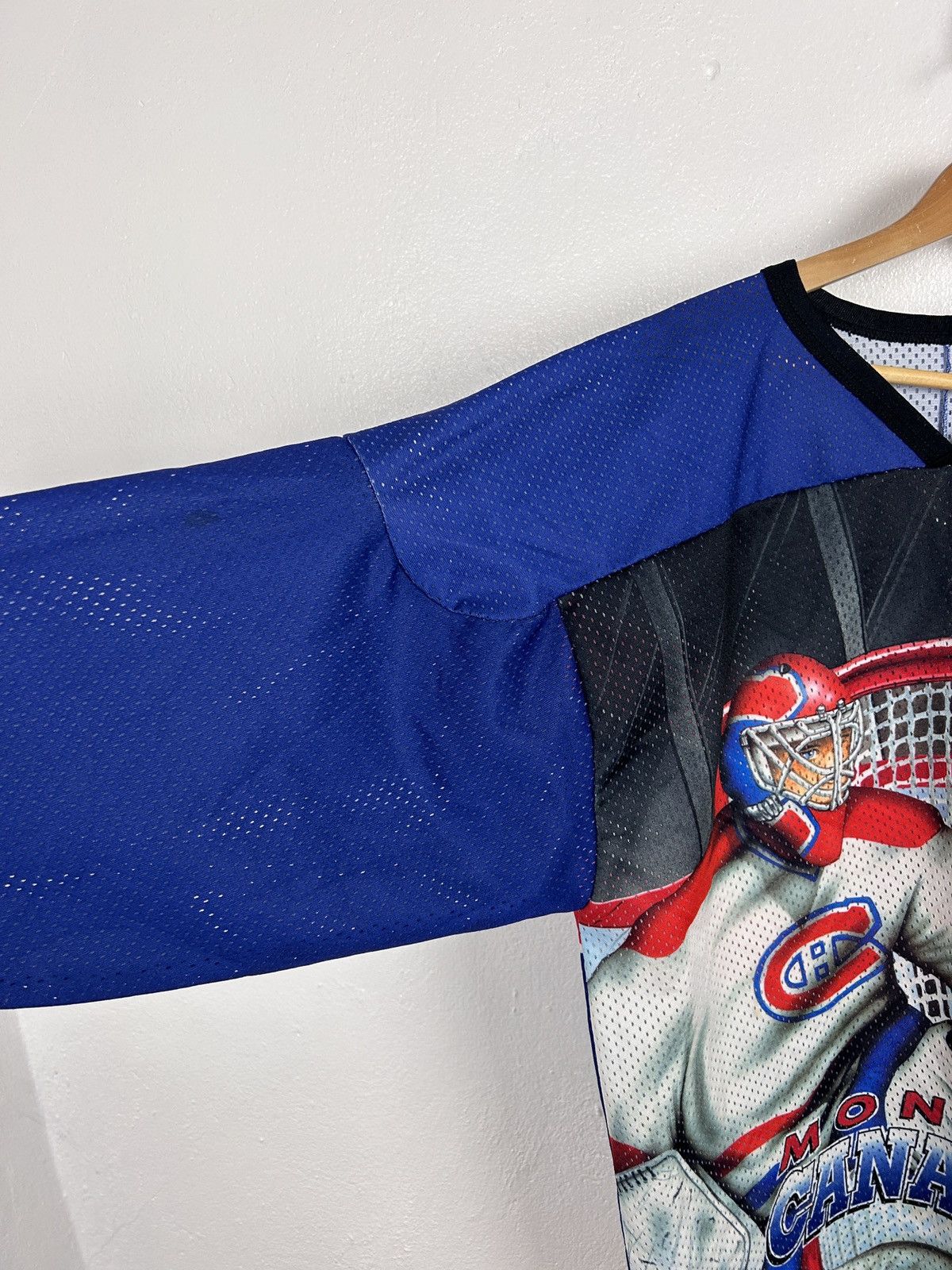 Ccm 80s Vintage Montreal Canadiens Maska AOP NHL Jersey Size US XL / EU 56 / 4 - 3 Thumbnail