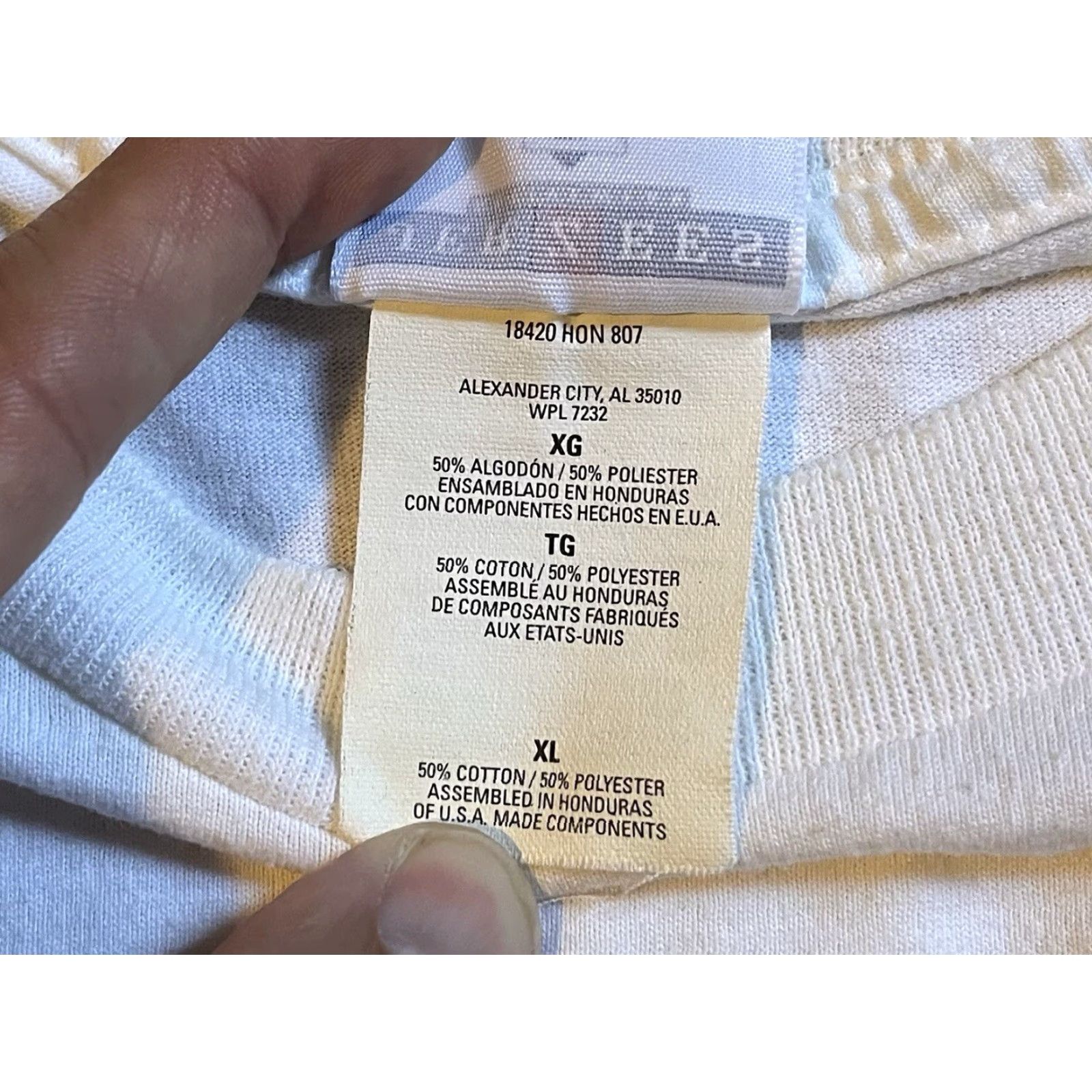 Jerzees VINTAGE Rockland County Crime Prevention Bureau Shirt Men’s XL White Jerzees T-Shirt Short Sleeve Police 90s Retro Graphic Print Mens Size US XL / EU 56 / 4 - 6 Thumbnail