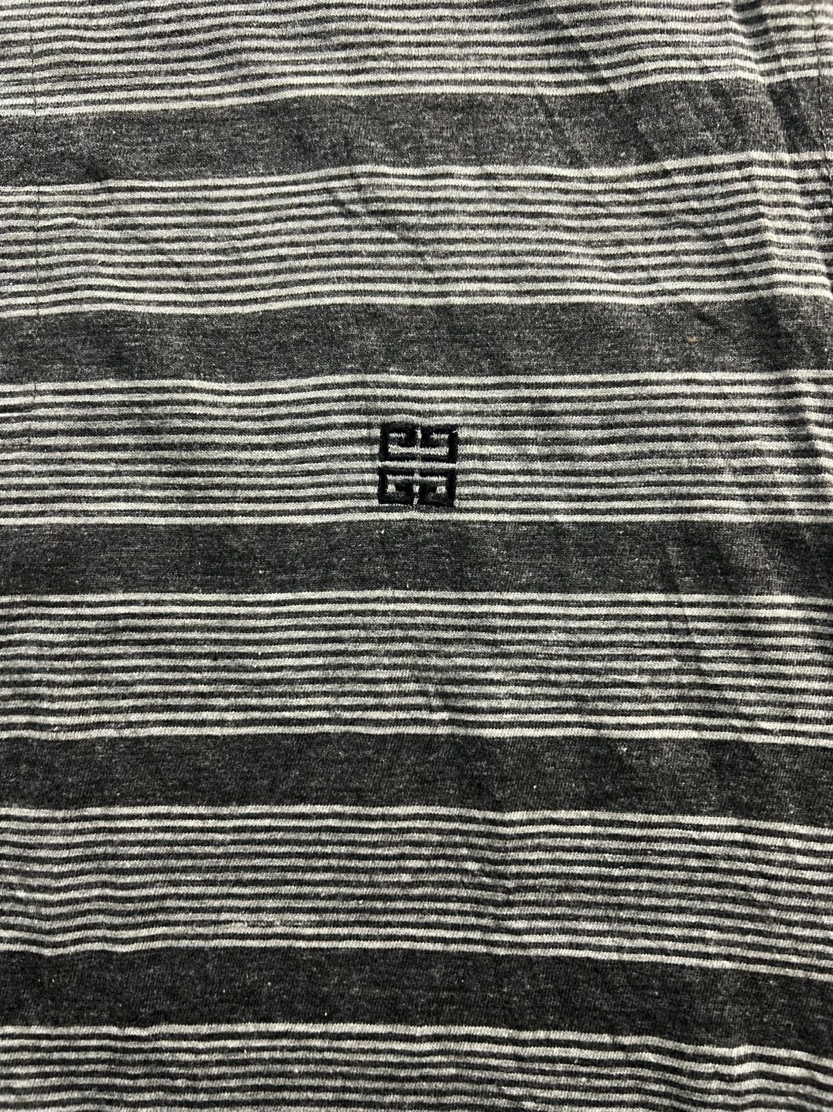 Givenchy Givency Activewear Grey Striped Golf Polo Size US M / EU 48-50 / 2 - 4 Thumbnail