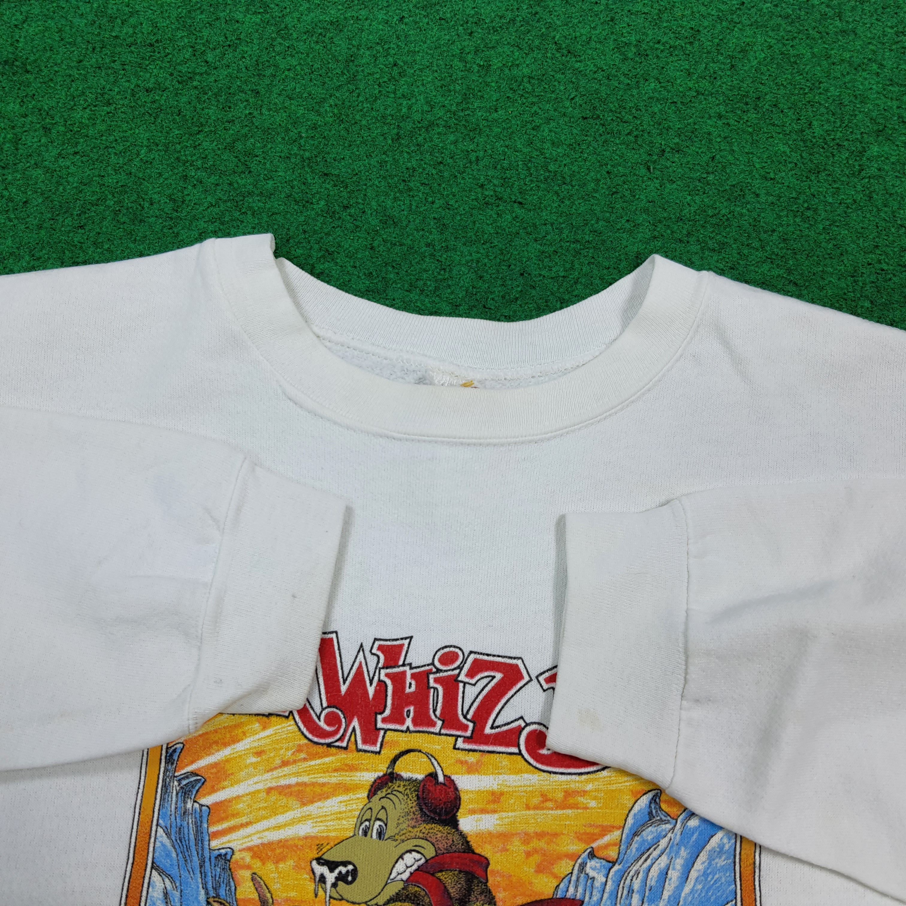 Vintage Vintage Bear Whiz Beer Humor Parody Sweatshirt C306N7 Size US L / EU 52-54 / 3 - 4 Thumbnail