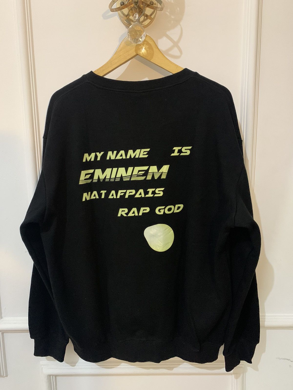 Eminem × Rap Tees Rare🔥HEY BIG Eminem dual personality Size US XXL / EU 58 / 5 - 2 Thumbnail