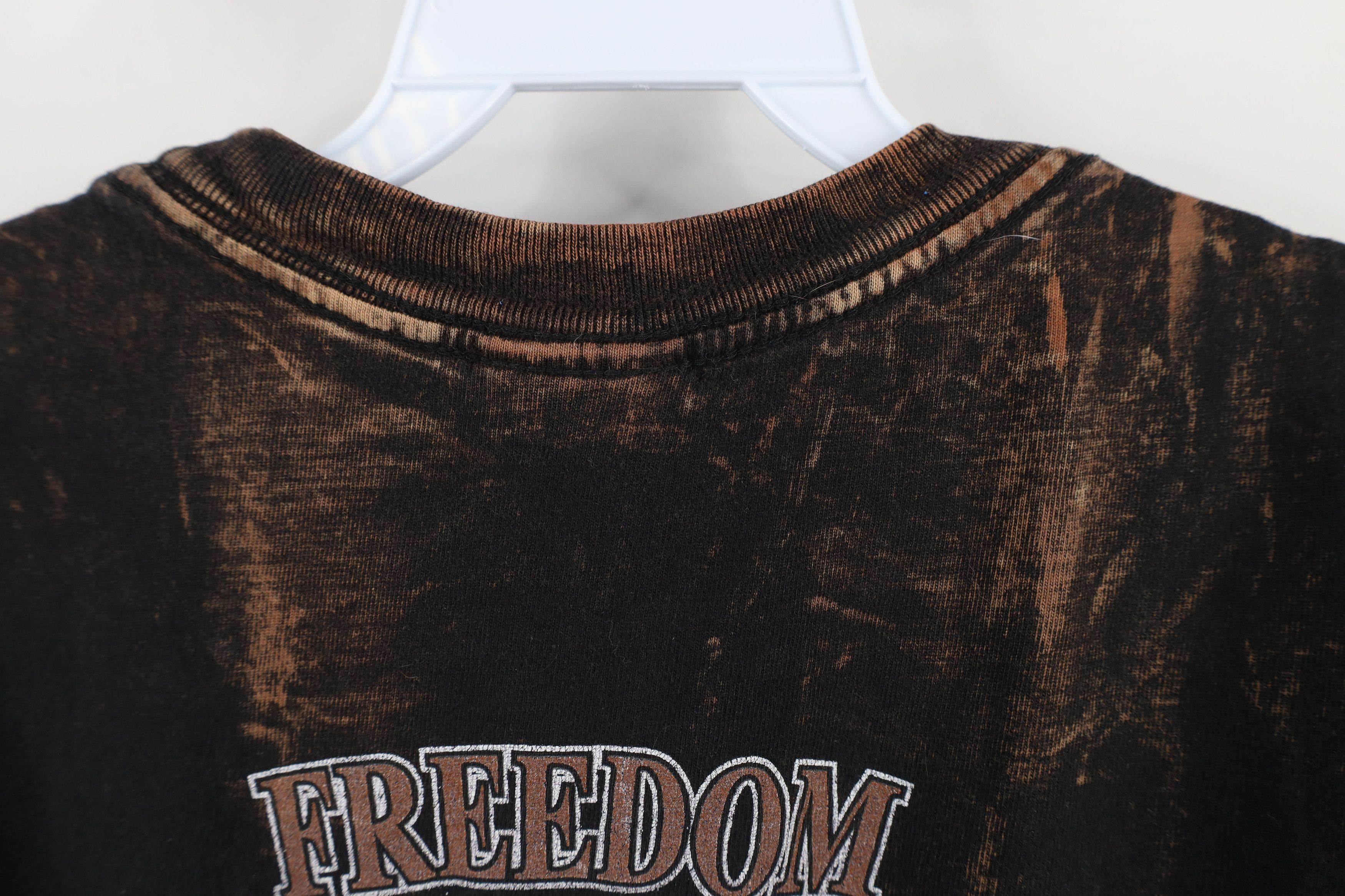 Harley Davidson × Vintage Vintage Y2K Harley Davidson Army Dog Tags Bleached T-Shirt Size US L / EU 52-54 / 3 - 11 Thumbnail