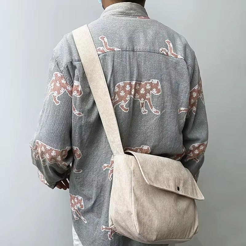 Japanese Brand Preppy Style Canvas Shoulder Bag Size ONE SIZE - 3 Thumbnail