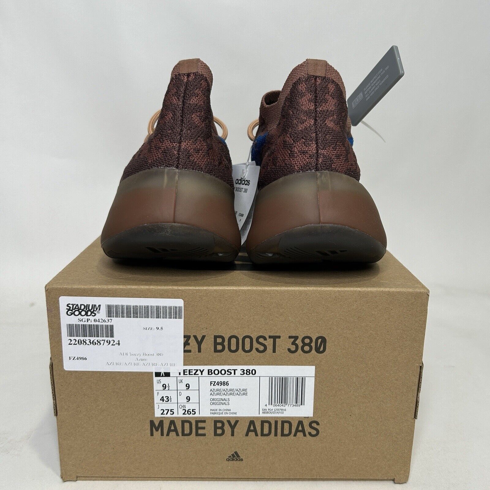 Adidas Adidas Yeezy Boost 380 “Azure” 2024 Size US 9.5 / EU 42-43 - 4 Thumbnail