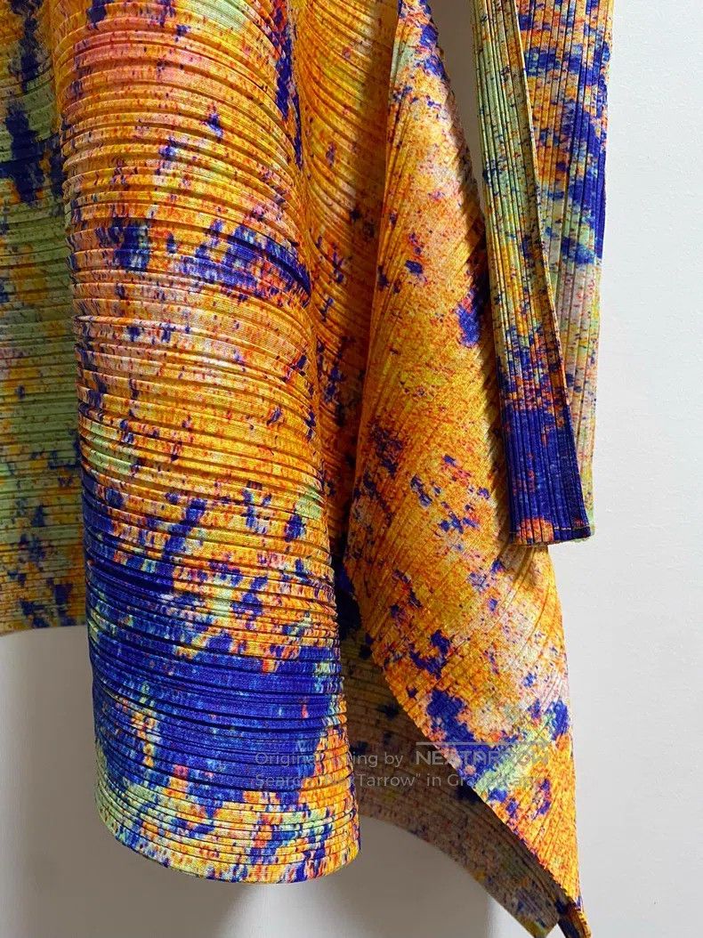 Issey Miyake Issey Miyake Star Print Long Sleeve Top Size L / US 10 / IT 46 - 4 Thumbnail