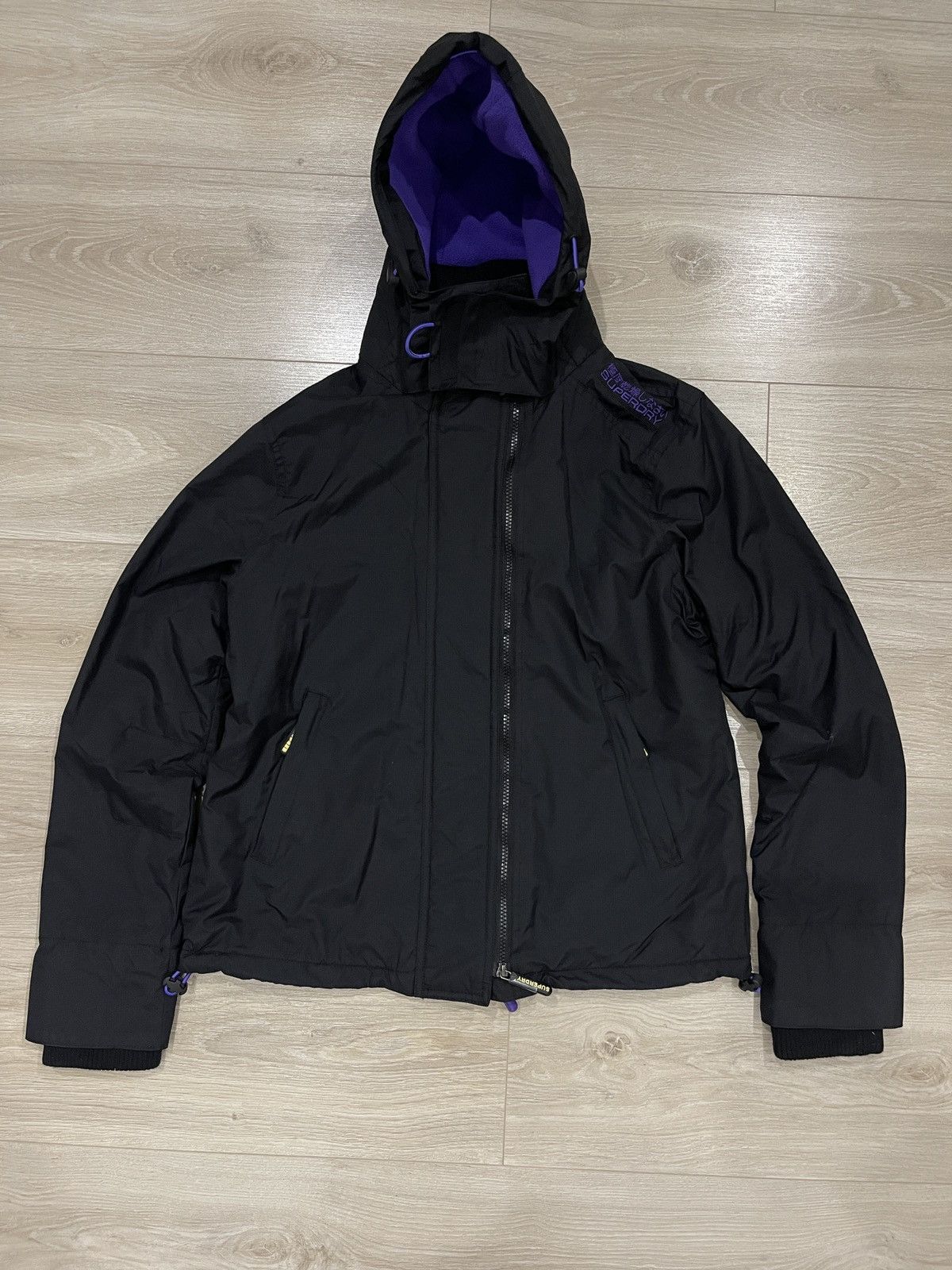 Superdry Superdry Arctic Windcheater Jacket Zip Purple Fleece Lined Size XL / US 12-14 / IT 48-50 - 11 Thumbnail