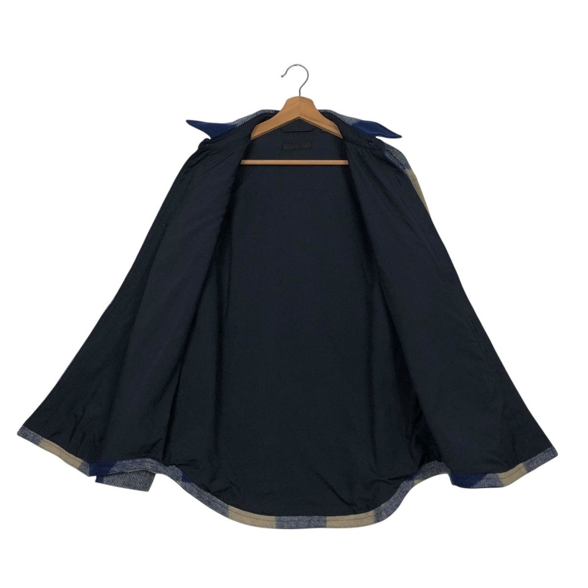Japanese Brand Vintage Wool Chore Jacket Uniqlo Tartan Design Issey Miyake Size US M / EU 48-50 / 2 - 14 Thumbnail