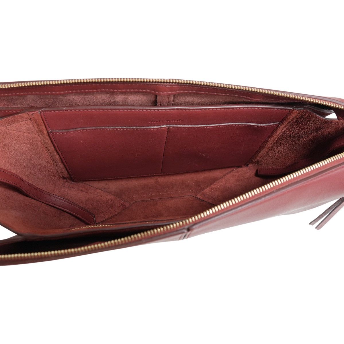 Celine Celine Burgundy Tri-Fold Clutch on Chain Size ONE SIZE - 7 Thumbnail