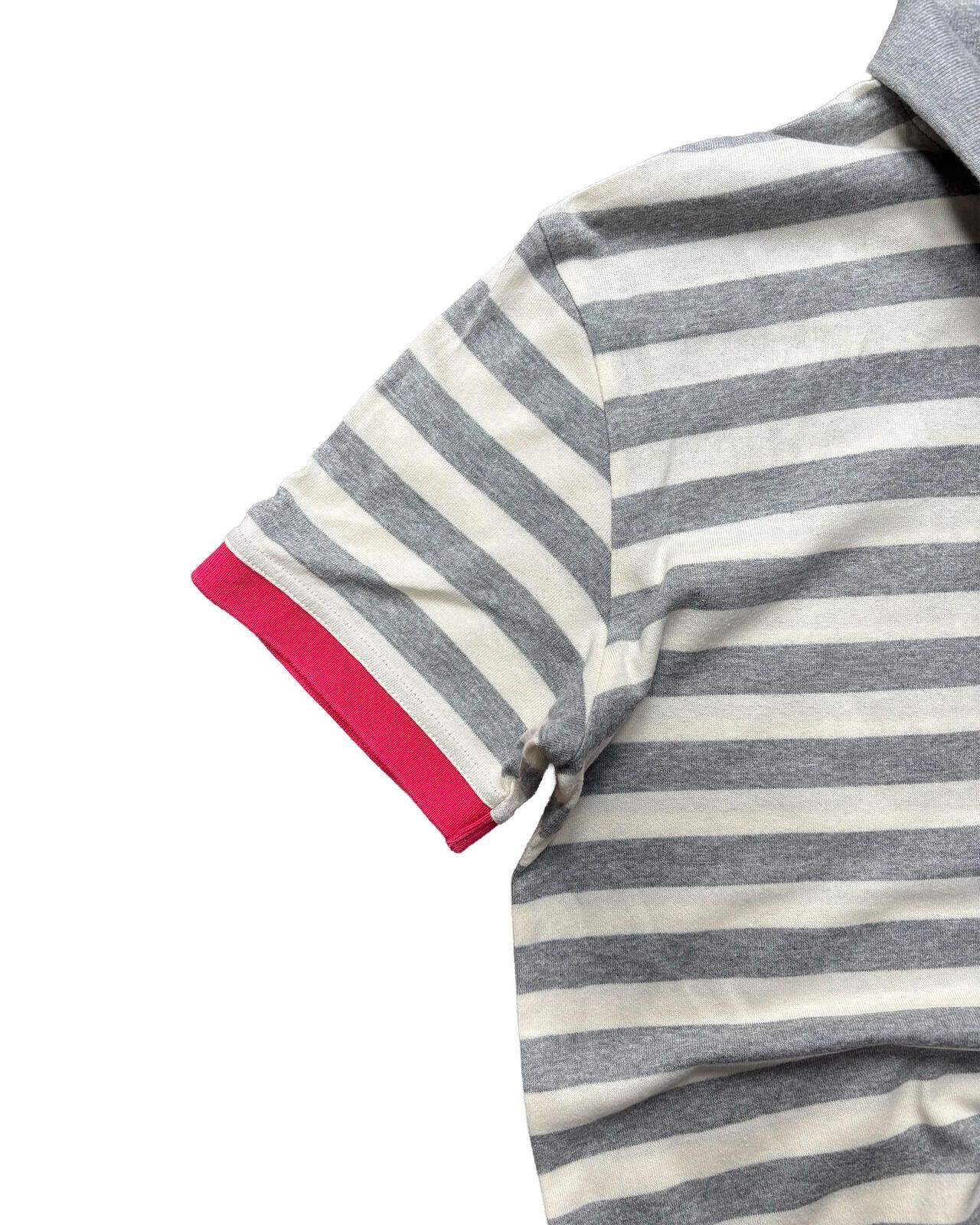 Burberry Burberry Black Label Striped Polo Shirt Grey Small Size US S / EU 44-46 / 1 - 4 Thumbnail
