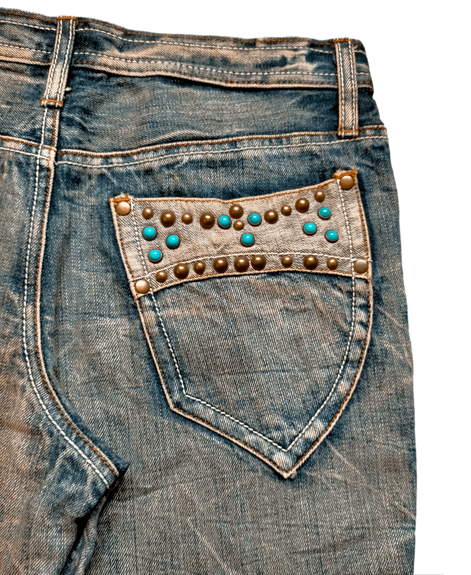 Hysteric Glamour Flare Jeans Semantic Design Acid Wash Boot cut Denim Size US 30 / EU 46 - 13 Thumbnail