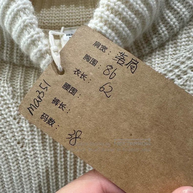 Hermes Hermes Faux Two-Piece Cloak Knit Sweater Size XS / US 0-2 / IT 36-38 - 5 Thumbnail
