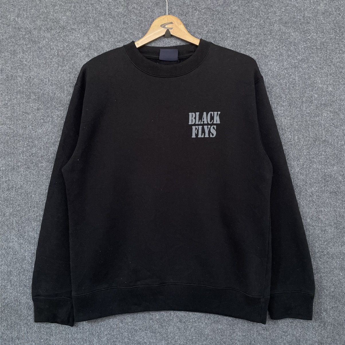 Vintage Vintage 90s Black Flys Skateboard Crewneck Size US M / EU 48-50 / 2 - 4 Thumbnail