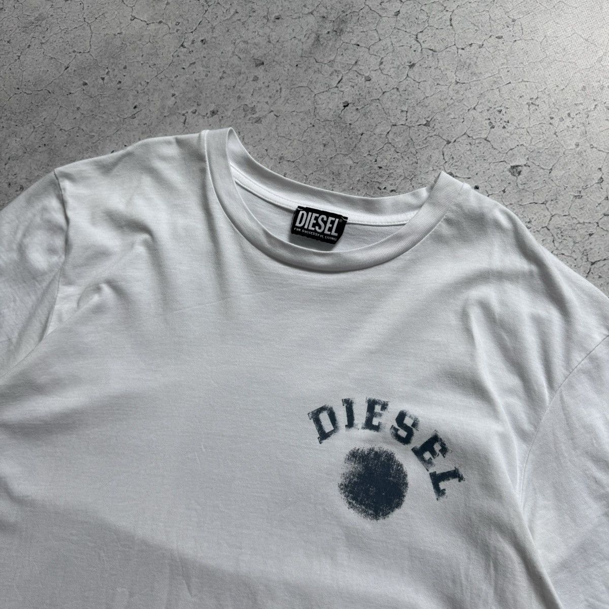 Diesel × Diesel Black Gold Diesel T Just K3 White T-Shirt Big Logo Size US M / EU 48-50 / 2 - 3 Thumbnail