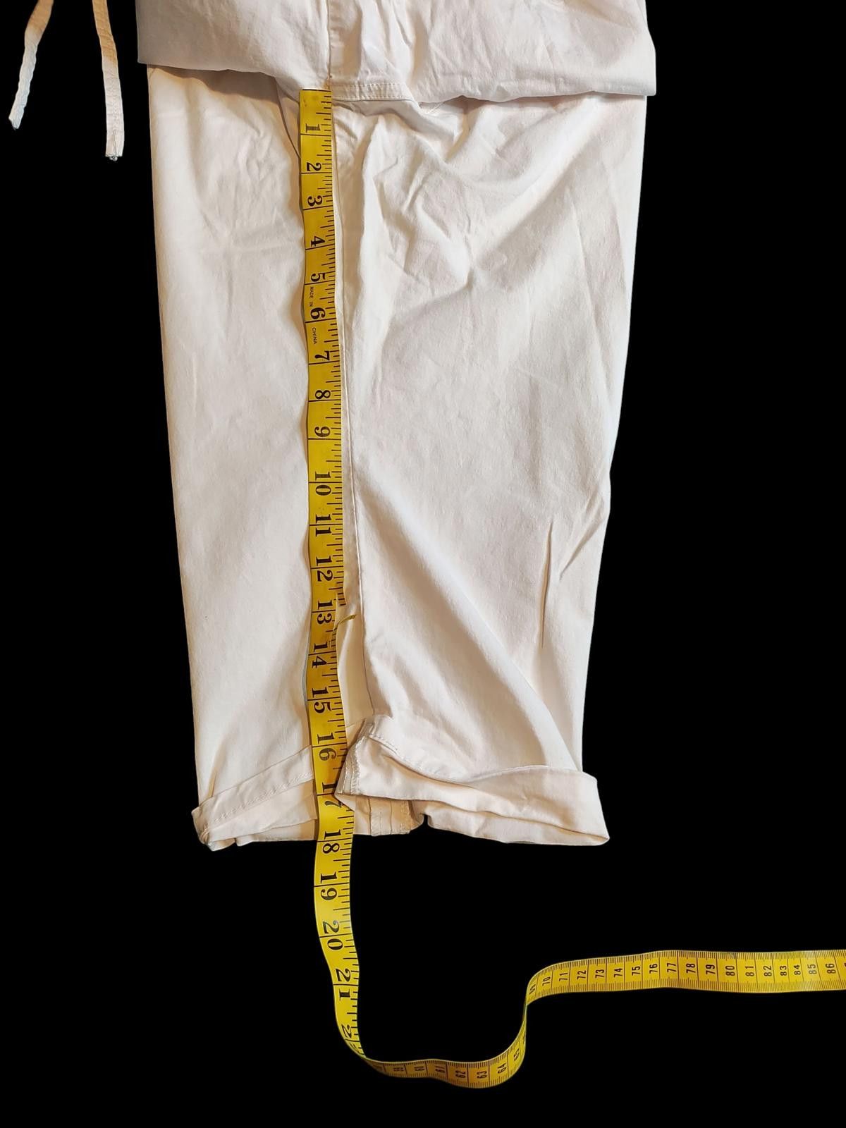 Lee Lee Platinum Label Women's Casual White Shorts, Size 14 M Size 34" / US 12 / IT 48 - 5 Thumbnail