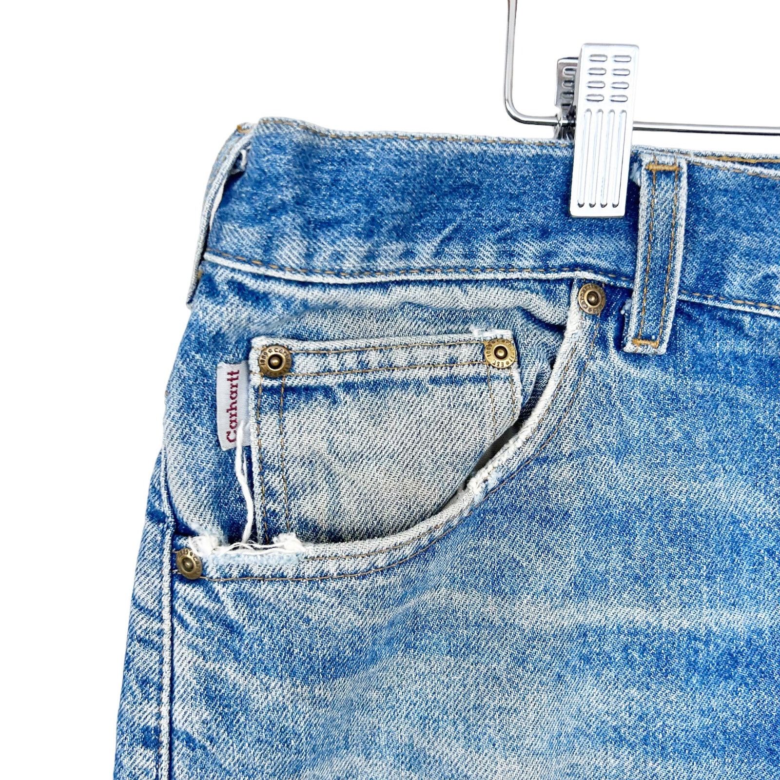 Carhartt Carhartt Work Straight Leg Jeans Sz 40x30 Size 40" / US 18 - 5 Thumbnail
