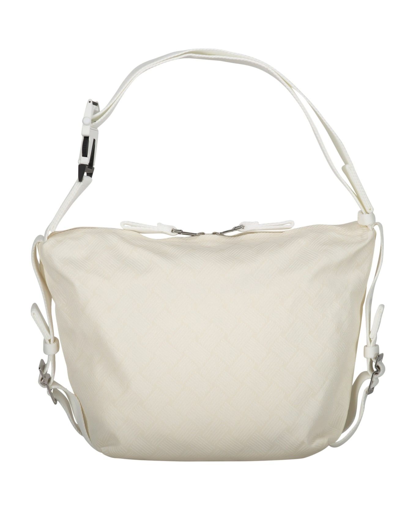 Bottega Veneta o1n1vont0125 Size: OS / Nylon Messenger Bag in White Size ONE SIZE - 1 Thumbnail