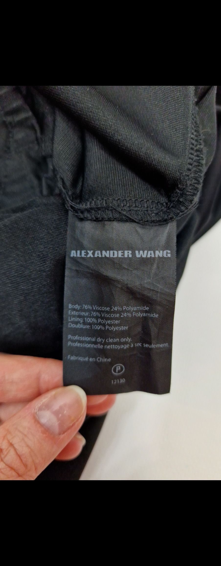 Alexander Wang Alexander Wang Draped Black Cocktail Dress Size S / US 4 / IT 40 - 8 Thumbnail