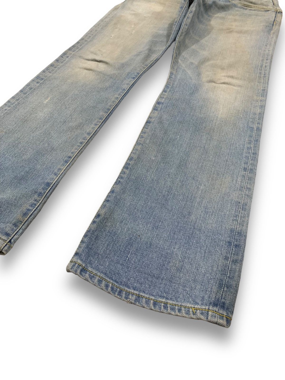 Nonnative × Undercover Vintage Nonnative Selvedge Mud Wash Ripped Grunge Jeans Size US 32 / EU 48 - 10 Thumbnail