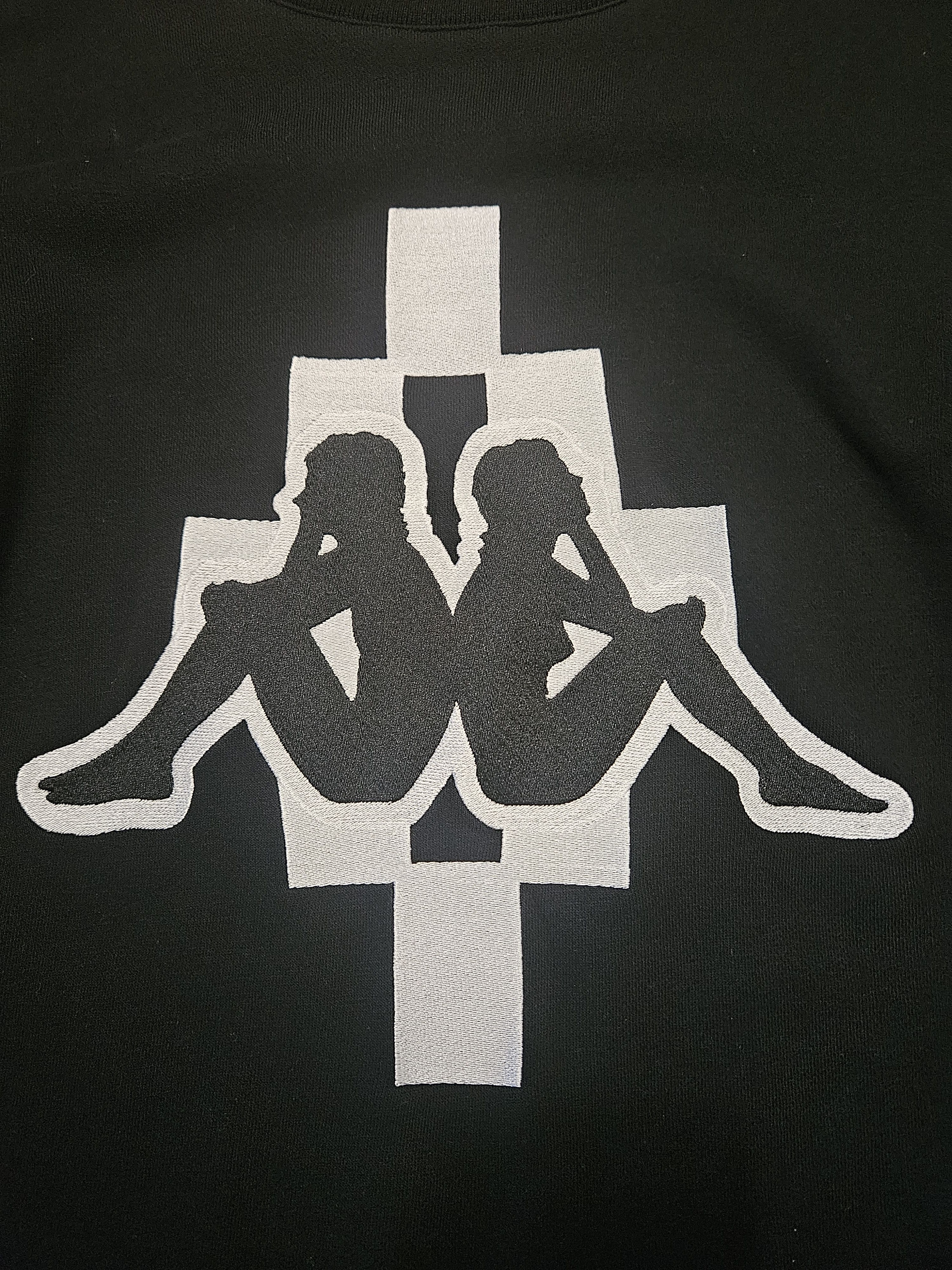 Kappa × Marcelo Burlon Marcelo Burlon Kappa Black Sweatshirt Size US M / EU 48-50 / 2 - 2 Thumbnail