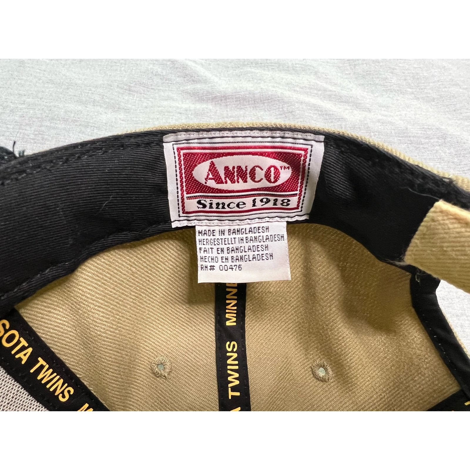 MLB × Vintage Vintage Minnesota Twins Annco Adjustable Baseball Cap Size ONE SIZE - 6 Thumbnail