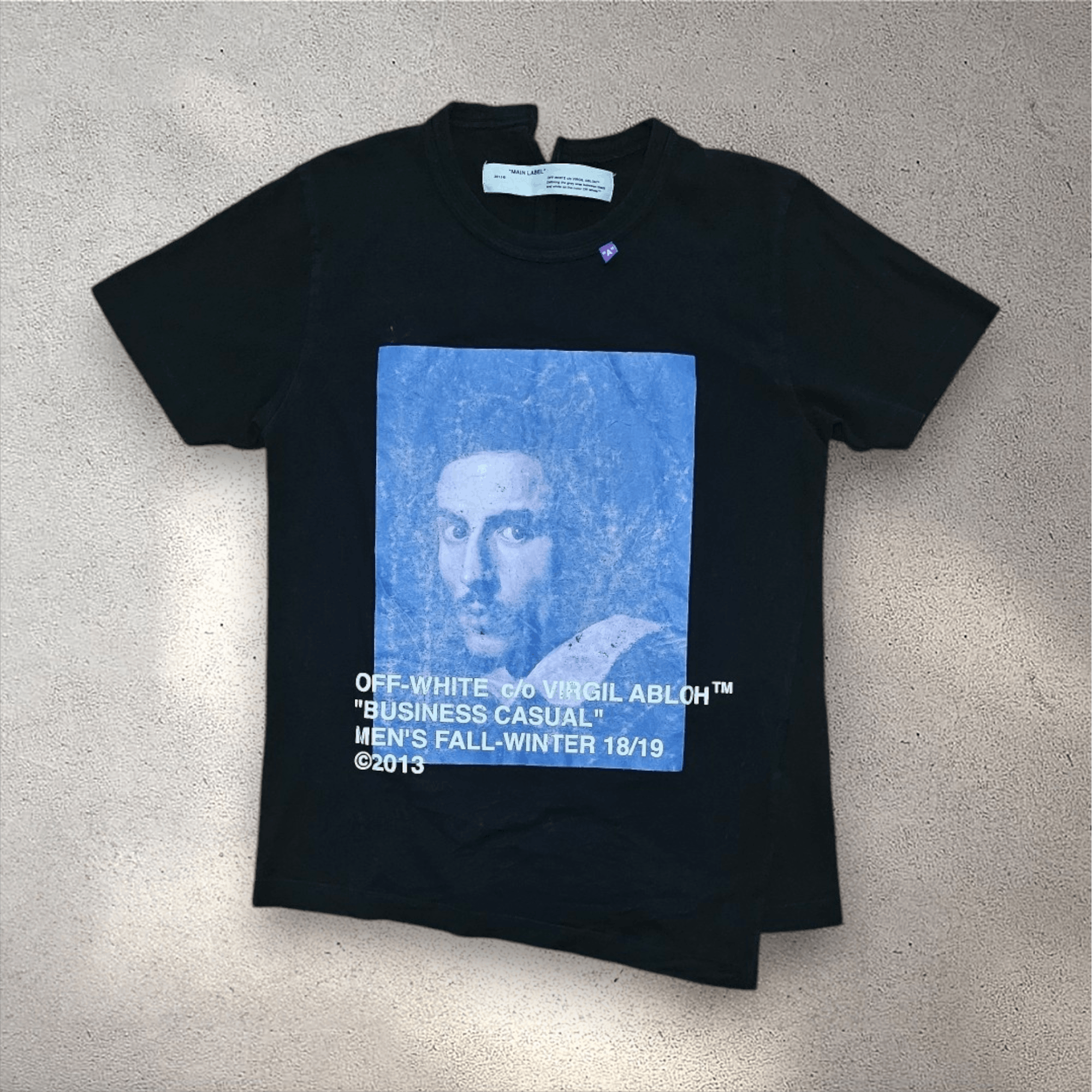 Off-White Off-White Bernini Spliced Tee Size US S / EU 44-46 / 1 - 1 Thumbnail