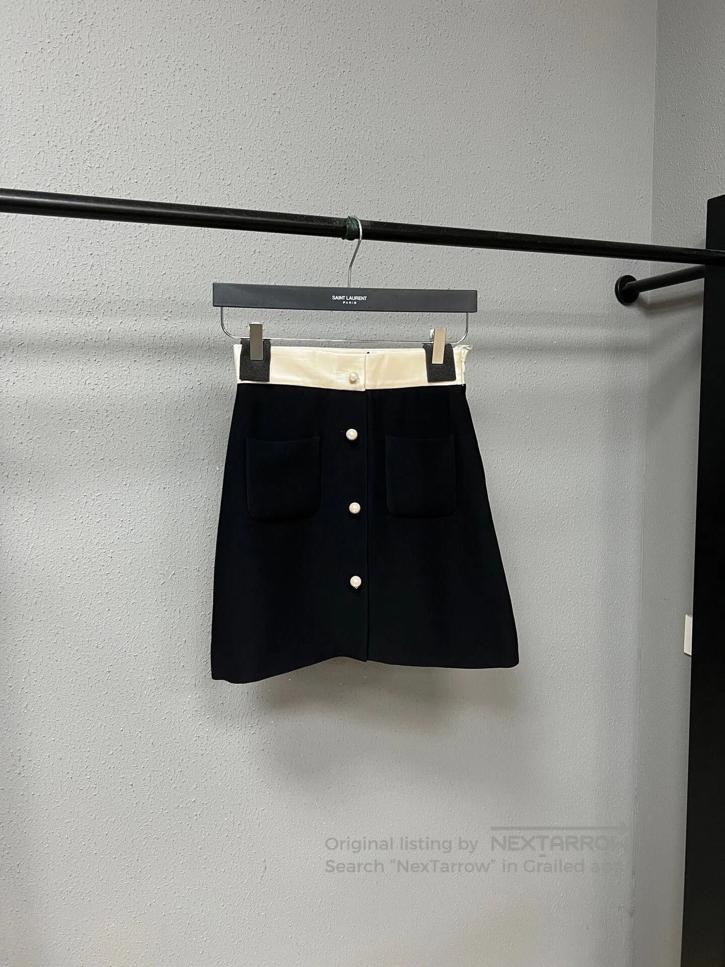 Miu Miu miu miu black and white pearl skirt. Size 37" - 1 Thumbnail