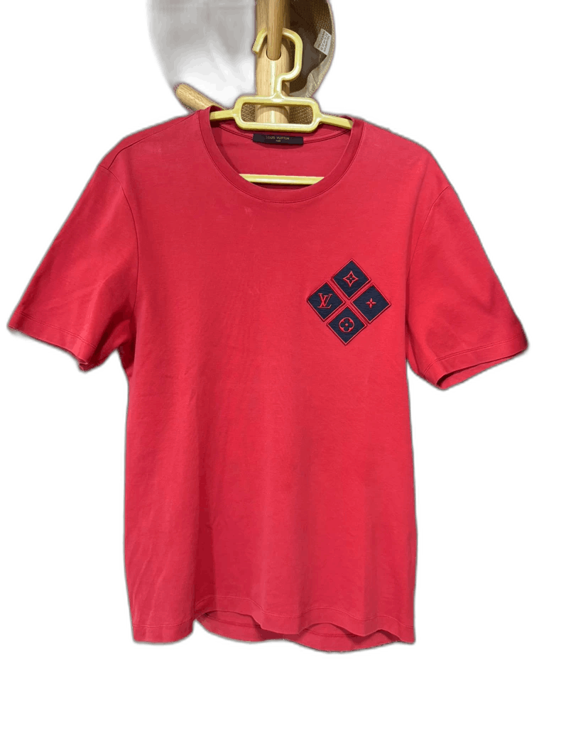 Louis Vuitton Louis Vuitton Short Sleeve Red Polo Shirt Size US L / EU 52-54 / 3 - 1 Thumbnail