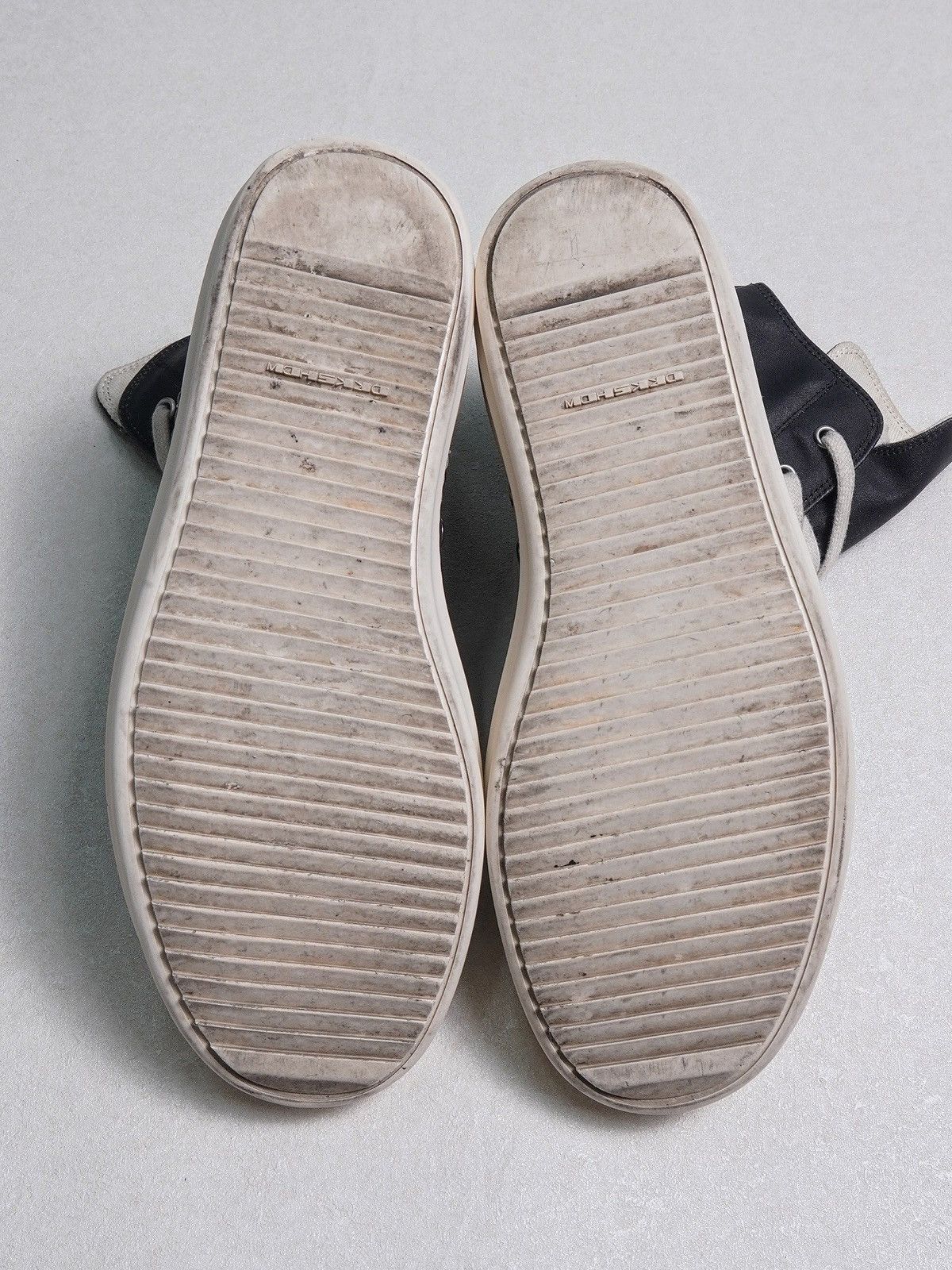 Rick Owens Drkshdw Black Waxed Ramones Size US 8.5 / EU 41-42 - 6 Thumbnail