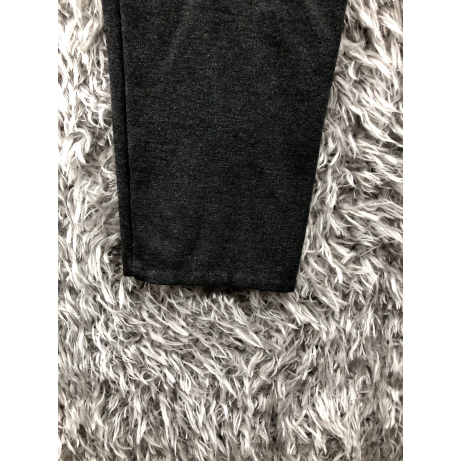Eileen Fisher Eileen Fisher Pants Womens 8 Mid Rise Straight Leg Hook and Eye Black Knit Front Flat Front Pockets Regular Inseam 26 in Size 28 Waist Vintage: No Size 30" / US 8 / IT 44 - 7 Thumbnail