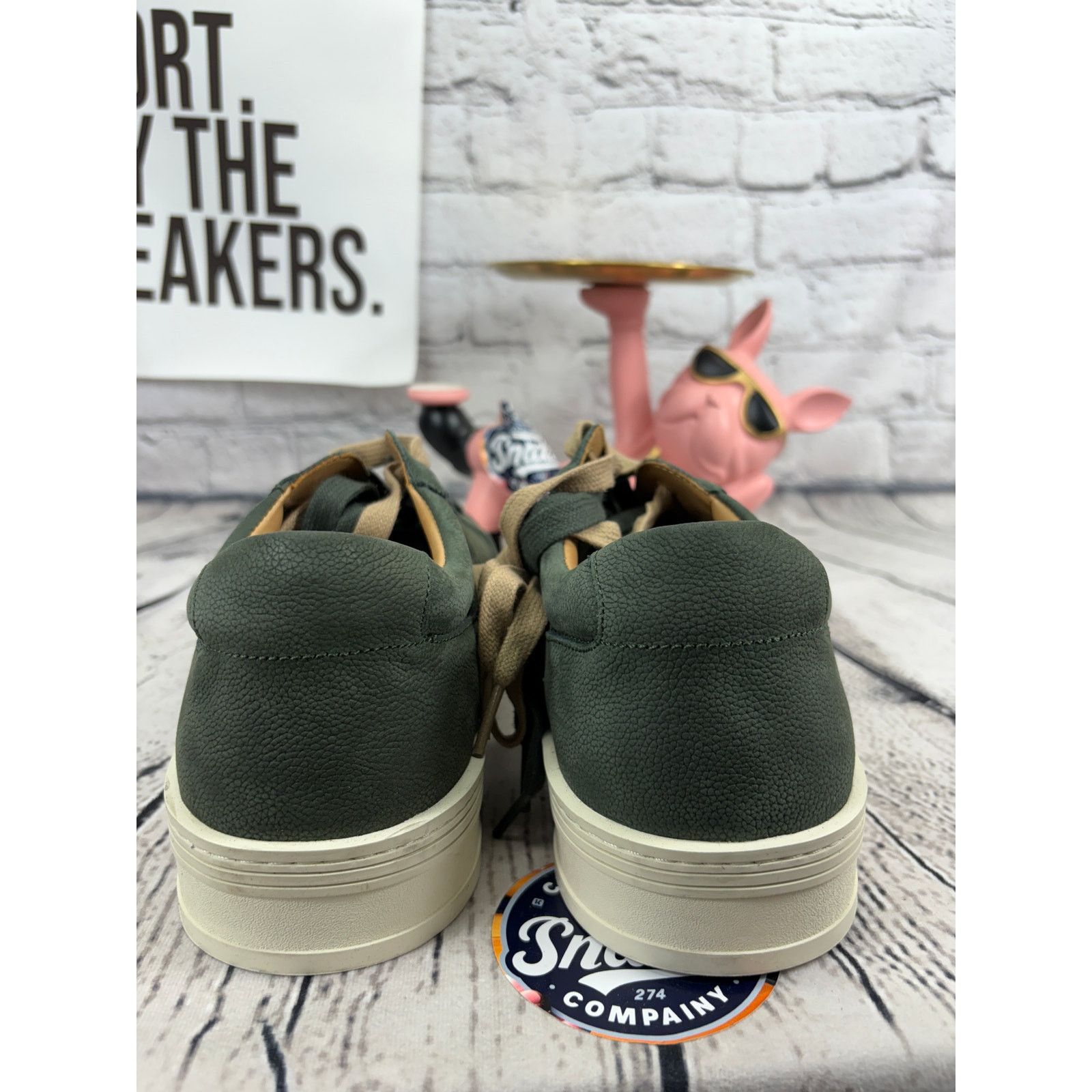 Ted Baker Ted Baker London Hampstead Lace Up Sneaker Mens 12 Green NEW Size US 12 / EU 45 - 4 Thumbnail