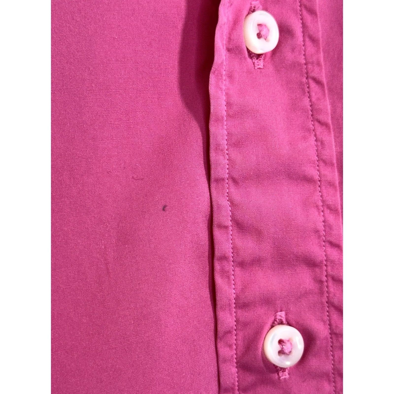 Sid Mashburn Sid Mashburn - Mens M Button-Up Long Sleeve Pink Shirt Size US M / EU 48-50 / 2 - 2 Thumbnail
