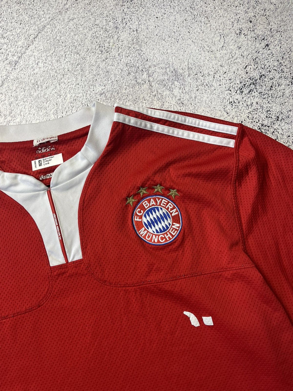 Adidas ADIDAS FC Bayern Munchen Mens Football Shirt Jersey Red Size US L / EU 52-54 / 3 - 12 Thumbnail