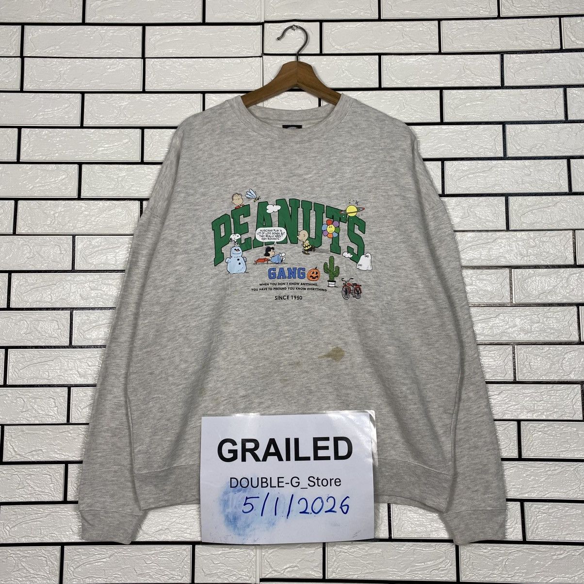Japanese Brand 📌Vintage Sweatshirt Peanuts Big Logo Cartoon Size US S / EU 44-46 / 1 - 1 Thumbnail