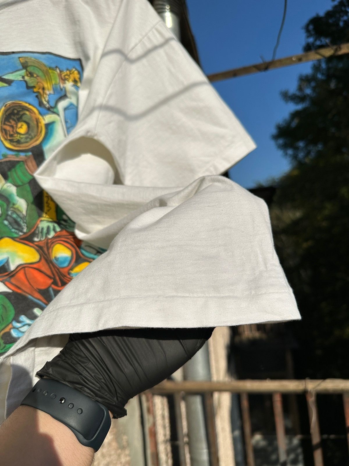 Vintage Vintage Pablo Picasso Rape Of The Sabine Art White T-Shirt Size US XL / EU 56 / 4 - 12 Thumbnail