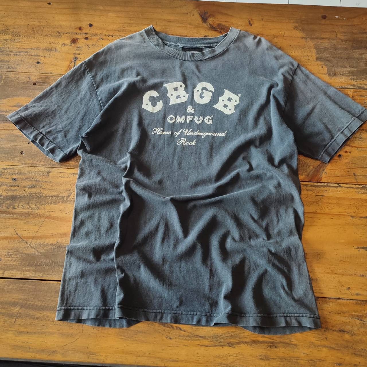 Band Tees × Vintage Vintage CBGB Omfug Home Of Underground Rock T Shirt Size US L / EU 52-54 / 3 - 1 Thumbnail