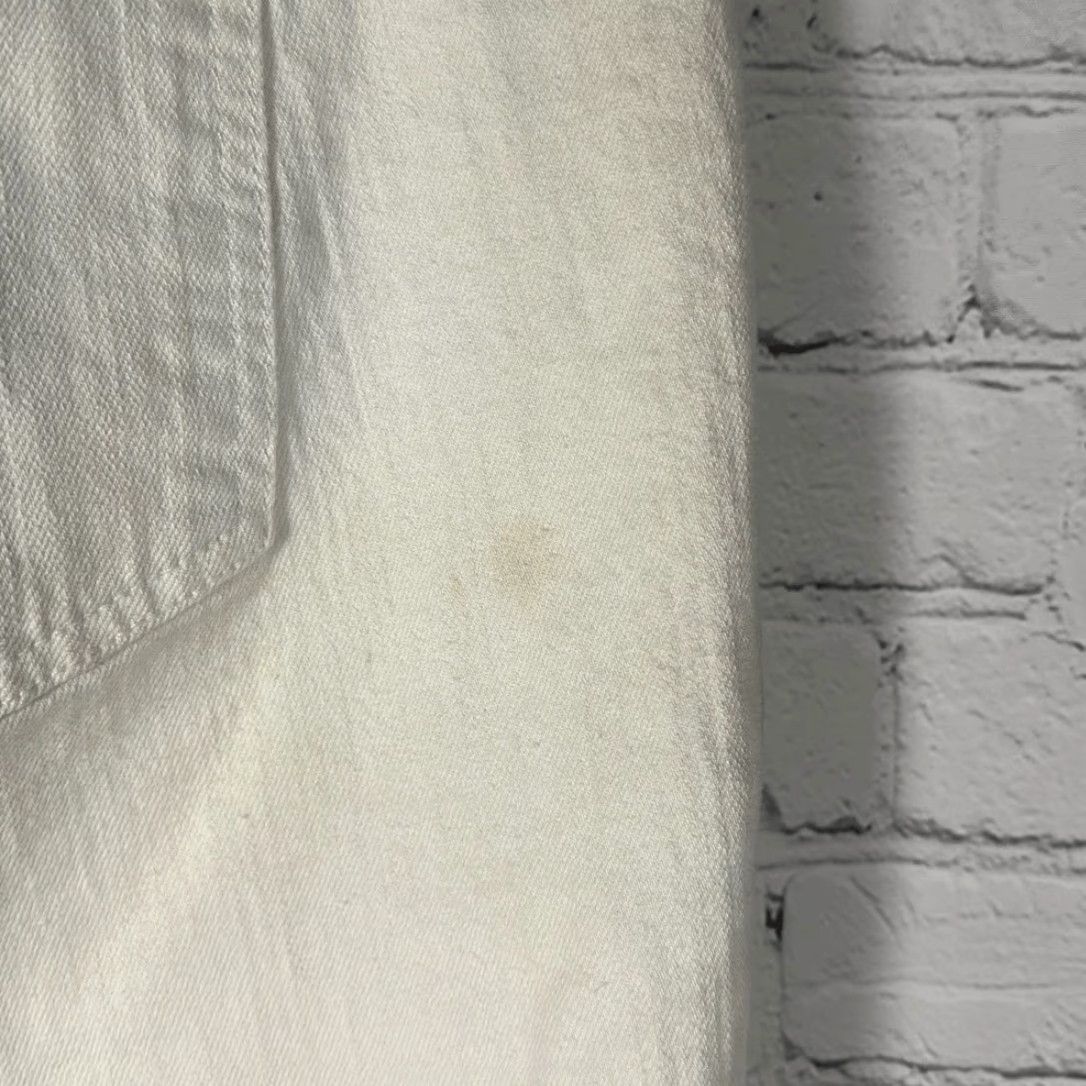 Lucky Brand VINTAGE Lucky Brand Women’s Concert Wide Leg Flared Jeans size 16/33 Beige Cream White 34” Inseam Womens Jeans Size 38" / US 16 / IT 52 - 6 Thumbnail