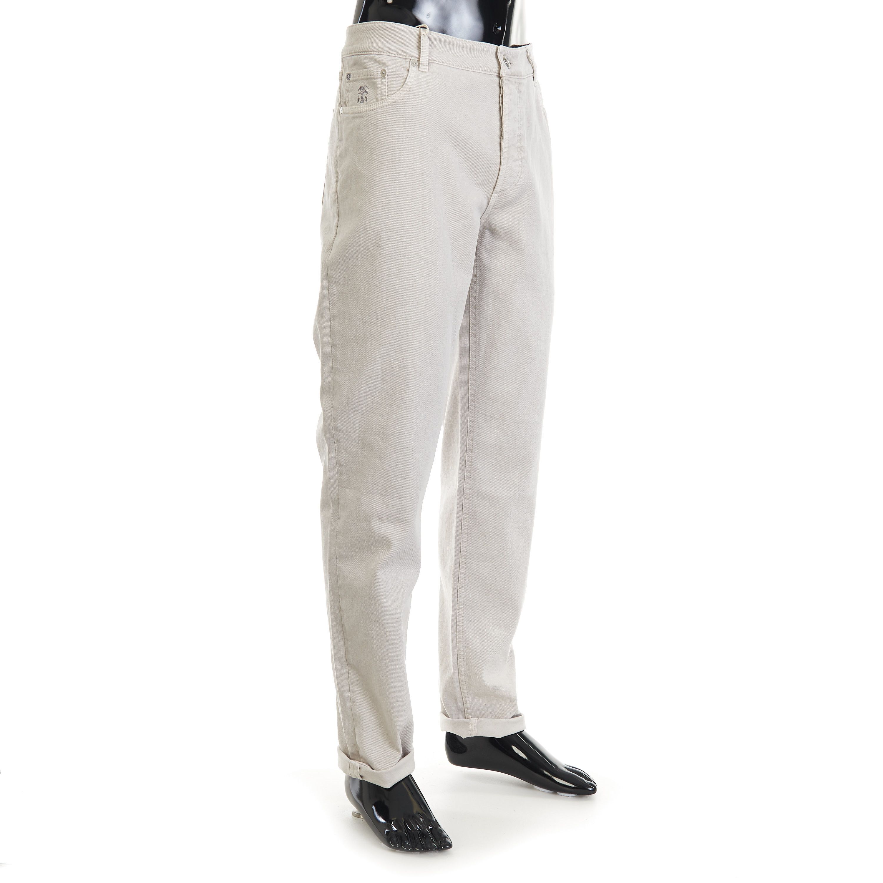 Brunello Cucinelli Five-Pocket Trousers - Garment Dyed Comfort Lightweight Size US 38 / EU 54 - 3 Thumbnail