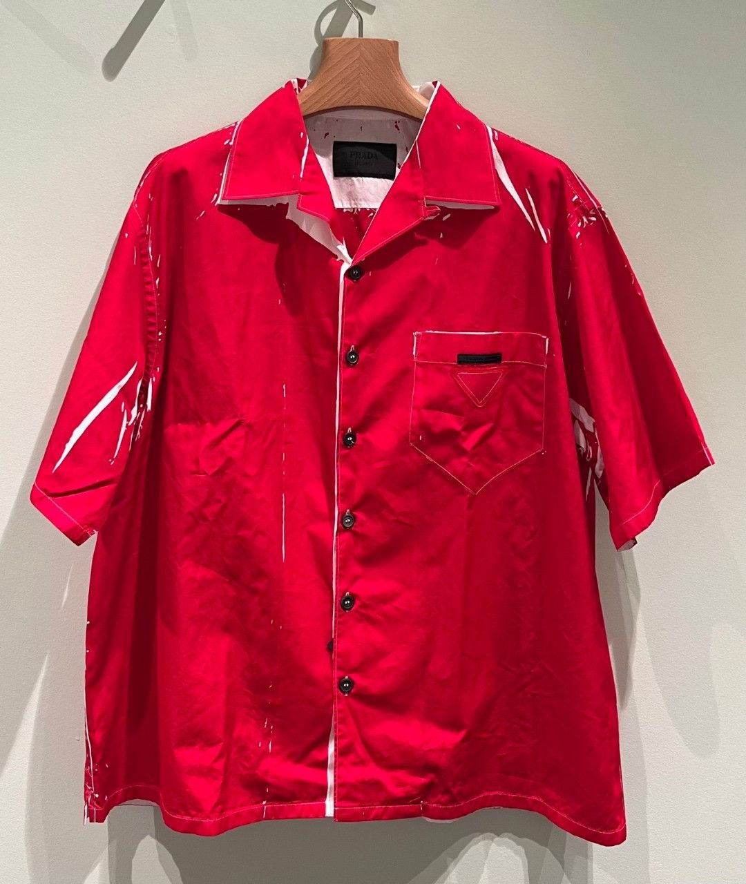 Prada o1la1rc1a0724 Size: Large / UCS414 Shirt in Red Size US L / EU 52-54 / 3 - 1 Preview