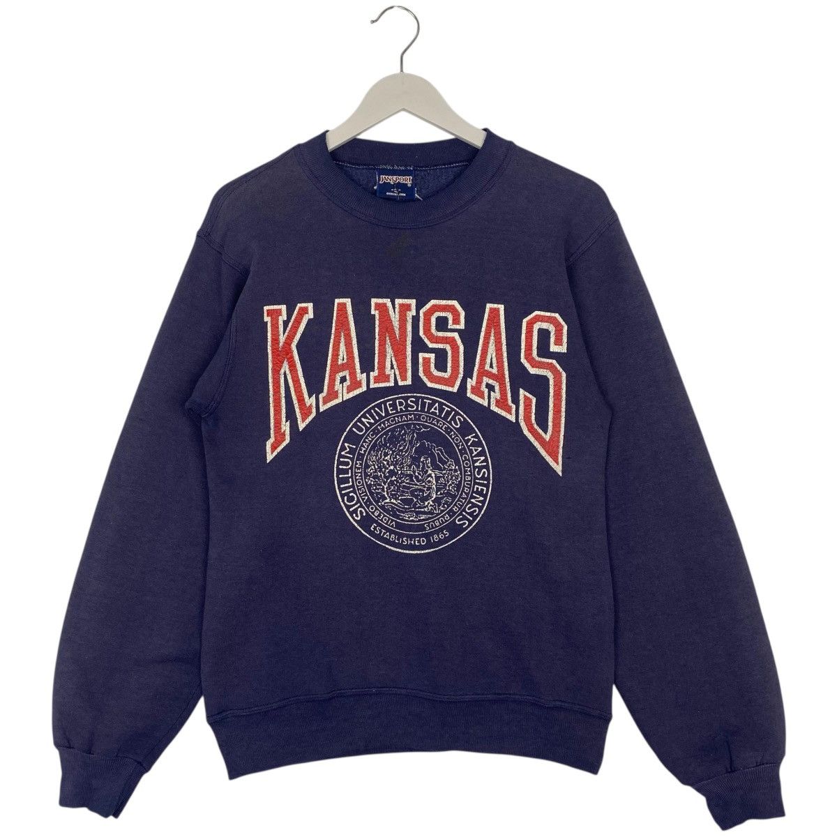 Vintage Vintage Jan Sport Embroidered Crewneck Sweatshirt Navy Blue Size US M / EU 48-50 / 2 - 1 Thumbnail