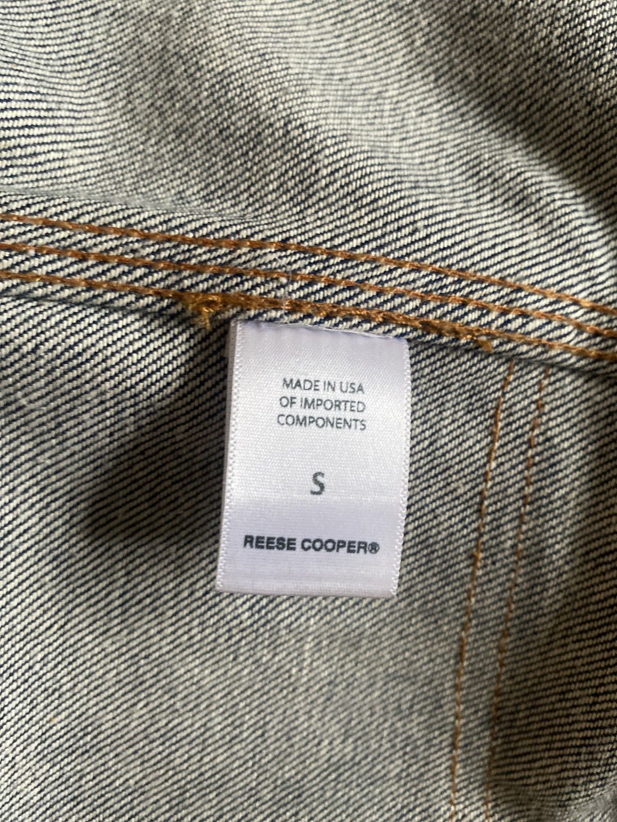 Reese Cooper Reese Cooper Raw Denim Embroidered Jacket Size US S / EU 44-46 / 1 - 6 Thumbnail
